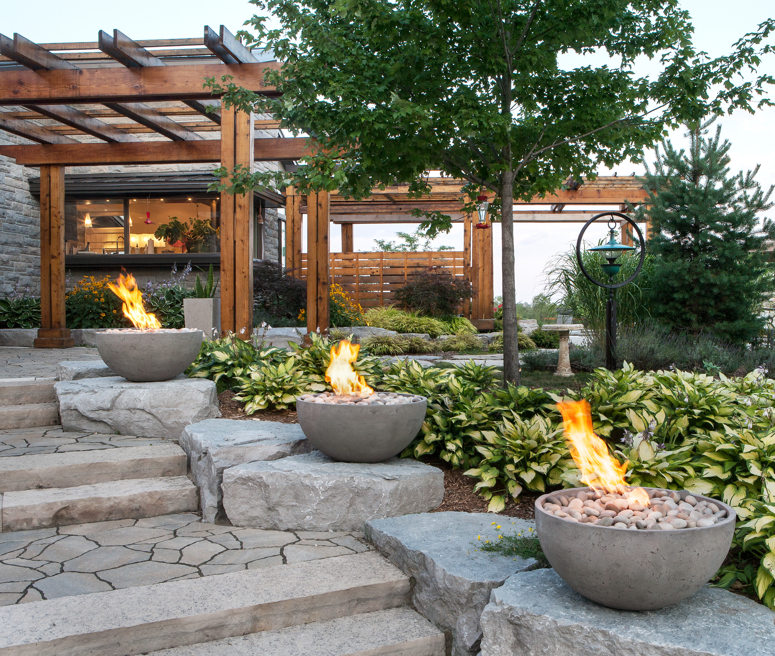 Fire Pits in Outdoor Patio
