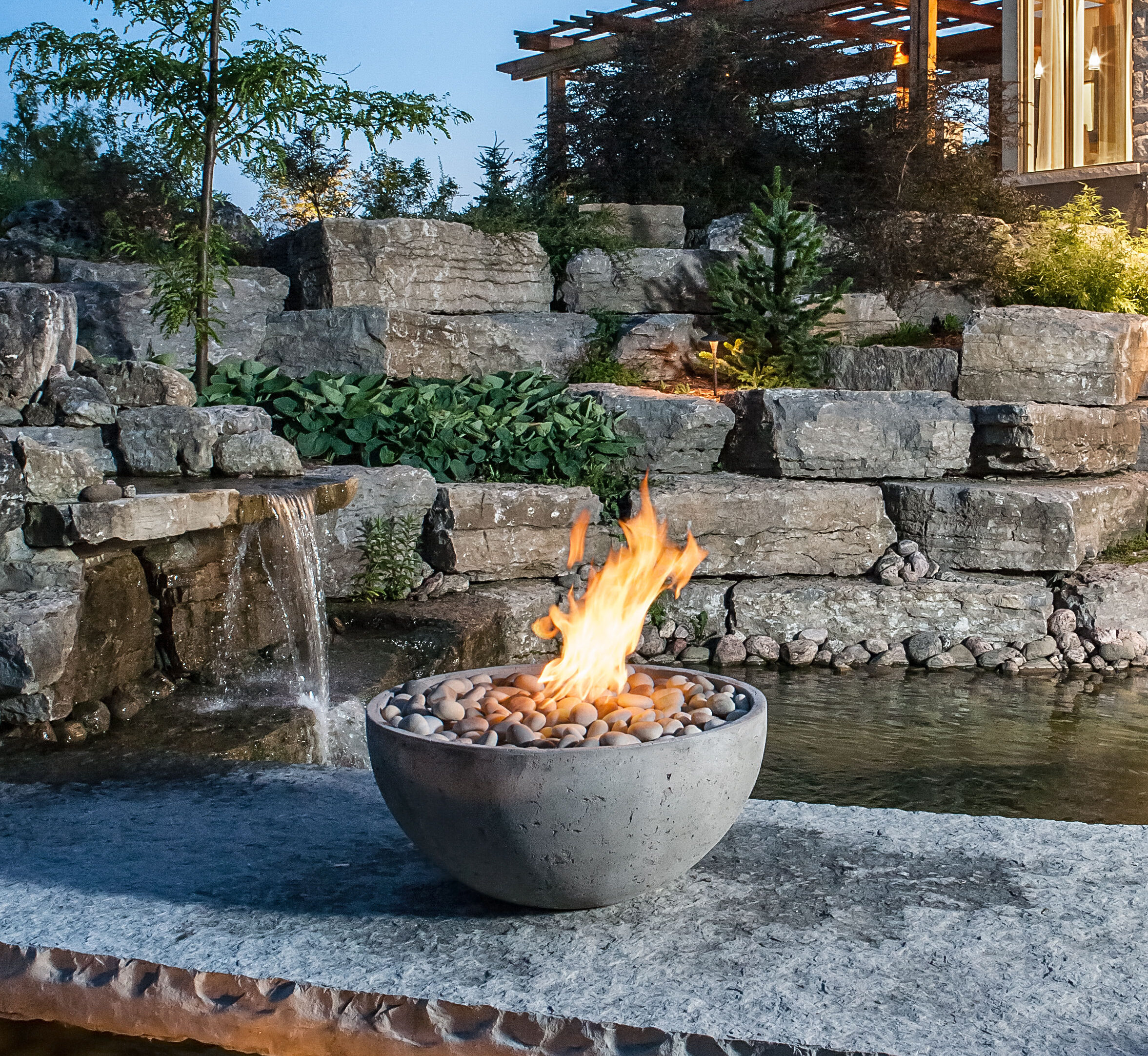 Concrete Fire Pit, How To Protect Concrete From Fire Pit