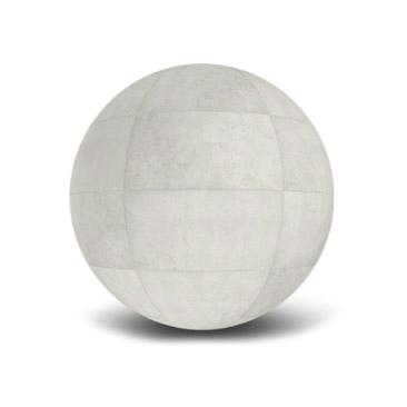ash-sphere An image of two spheres. The left sphere is light gray color, and the sphere on the right is a dark gray color.